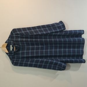 LOFT checked shirts dress